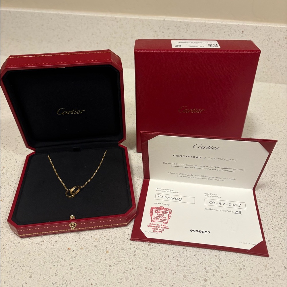 Cartier LOVE Pendant Gold Necklace